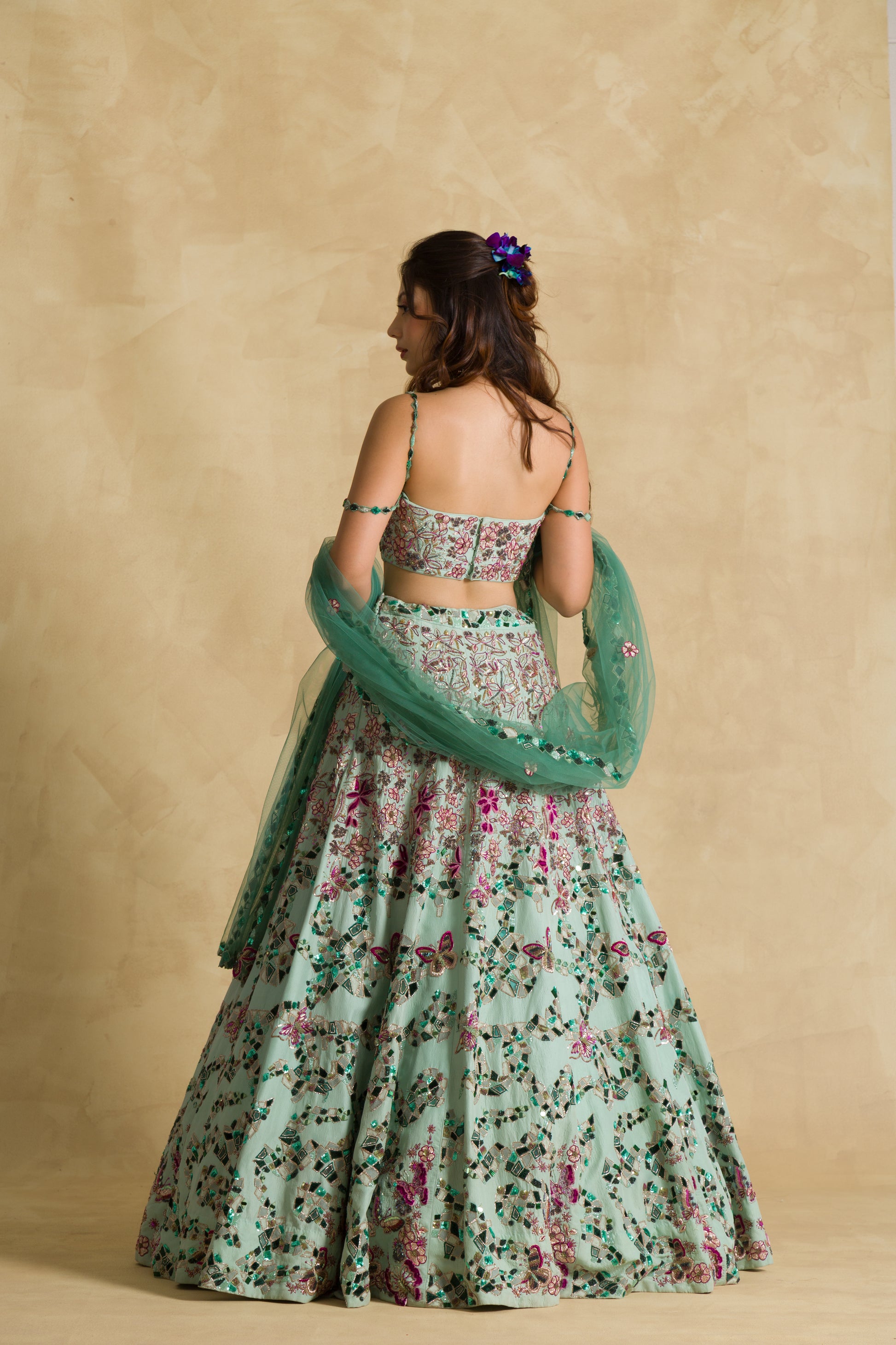 The Pankhuri Lehenga - 91threads