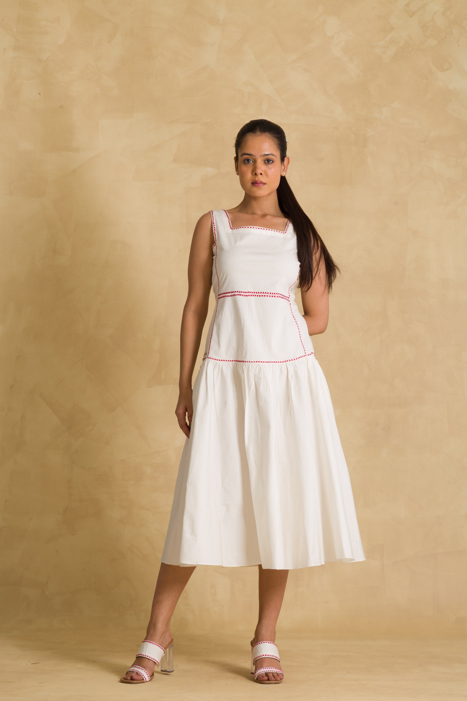 Carnation Belted Dress - 91threads