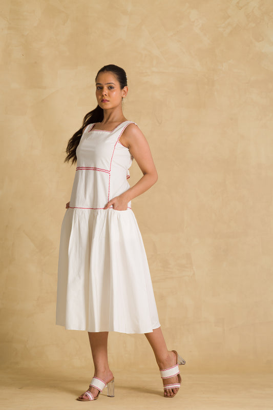 Carnation Belted Dress - 91threads