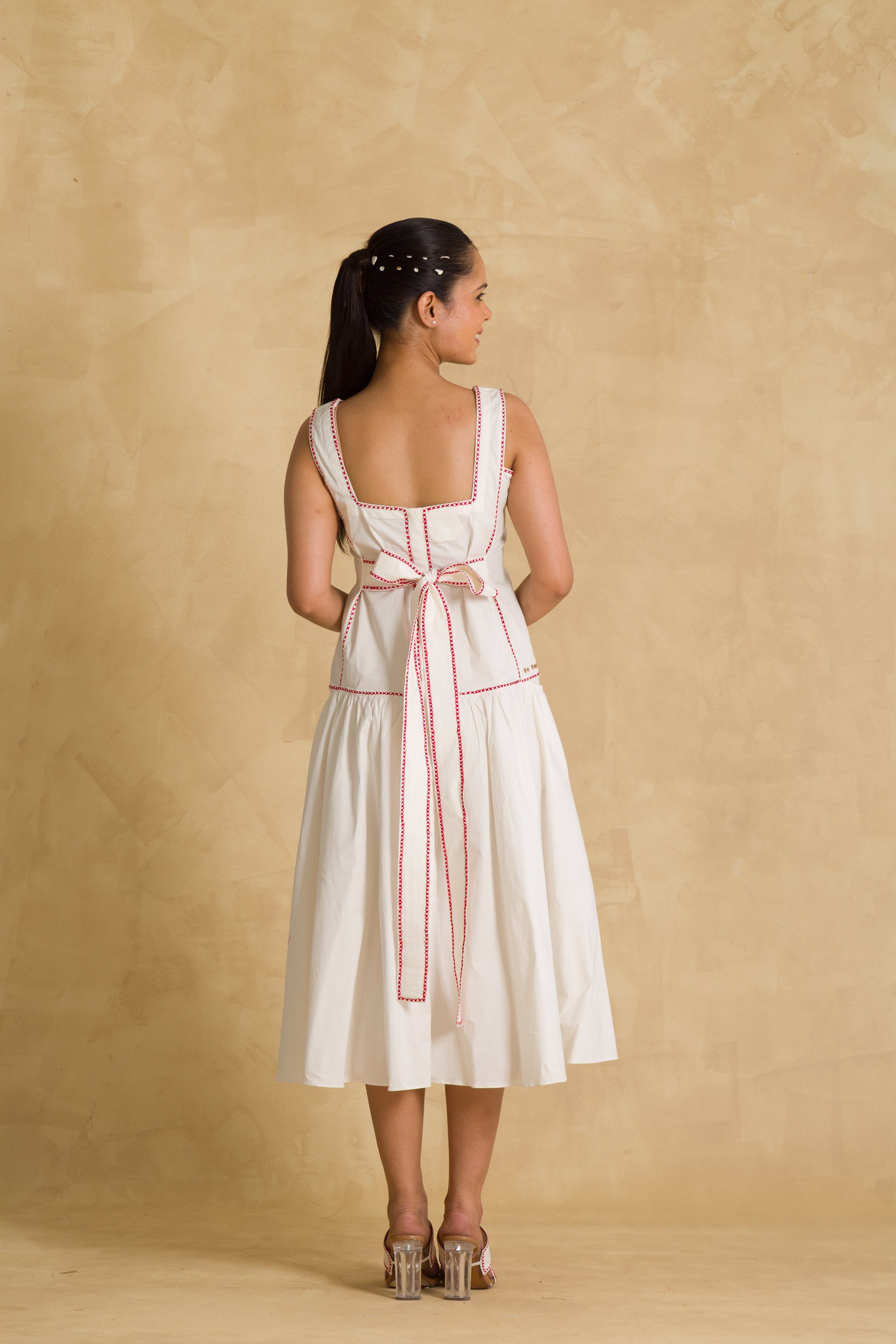 Carnation Belted Dress - 91threads