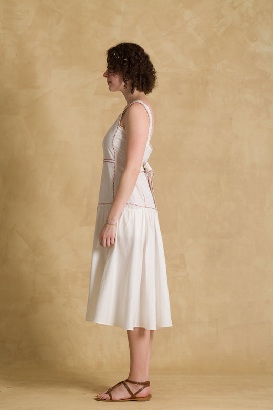 Hibiscus Belted Dress - 91threads