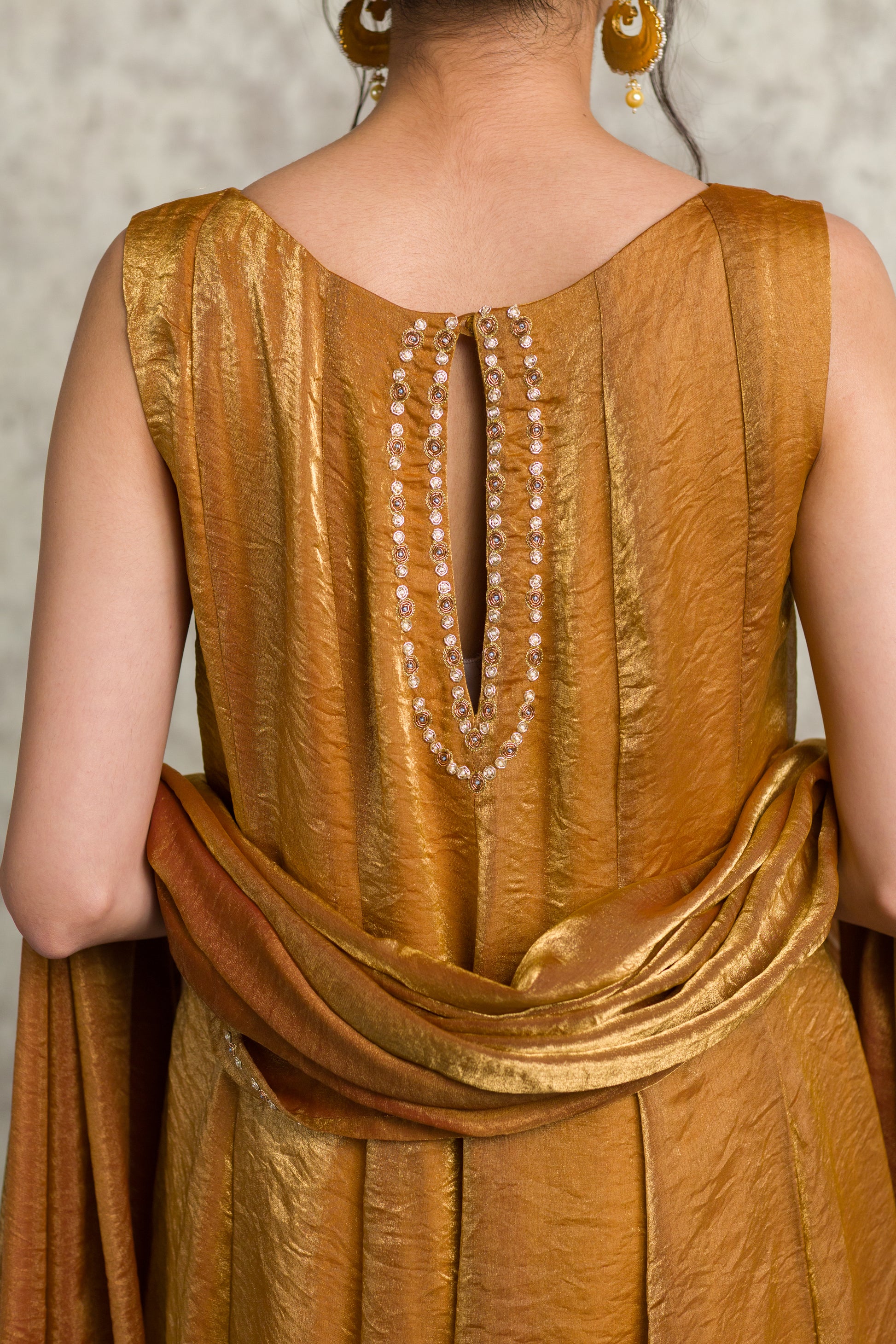 GOLDEN ANARKALI - 91threads