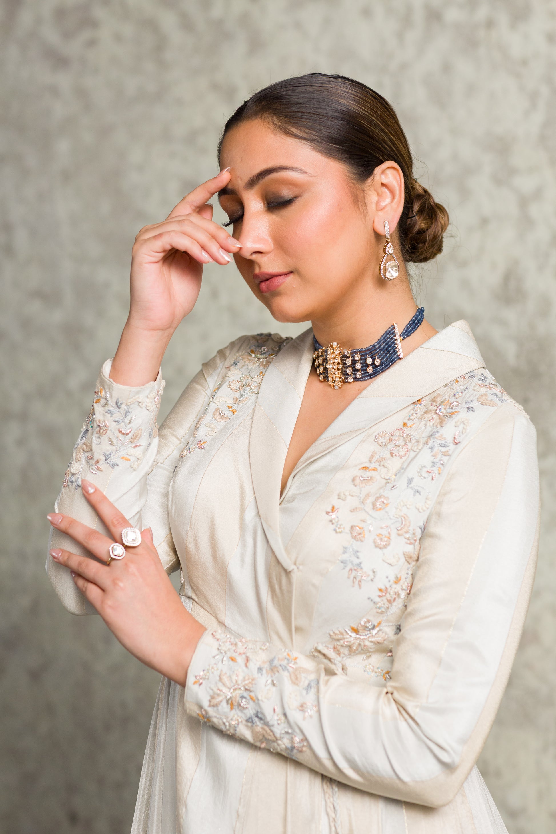 Sukoon Anarkali Set - 91threads
