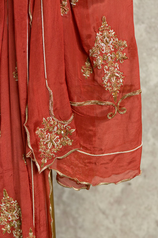 RUST DUPATTA - 91threads