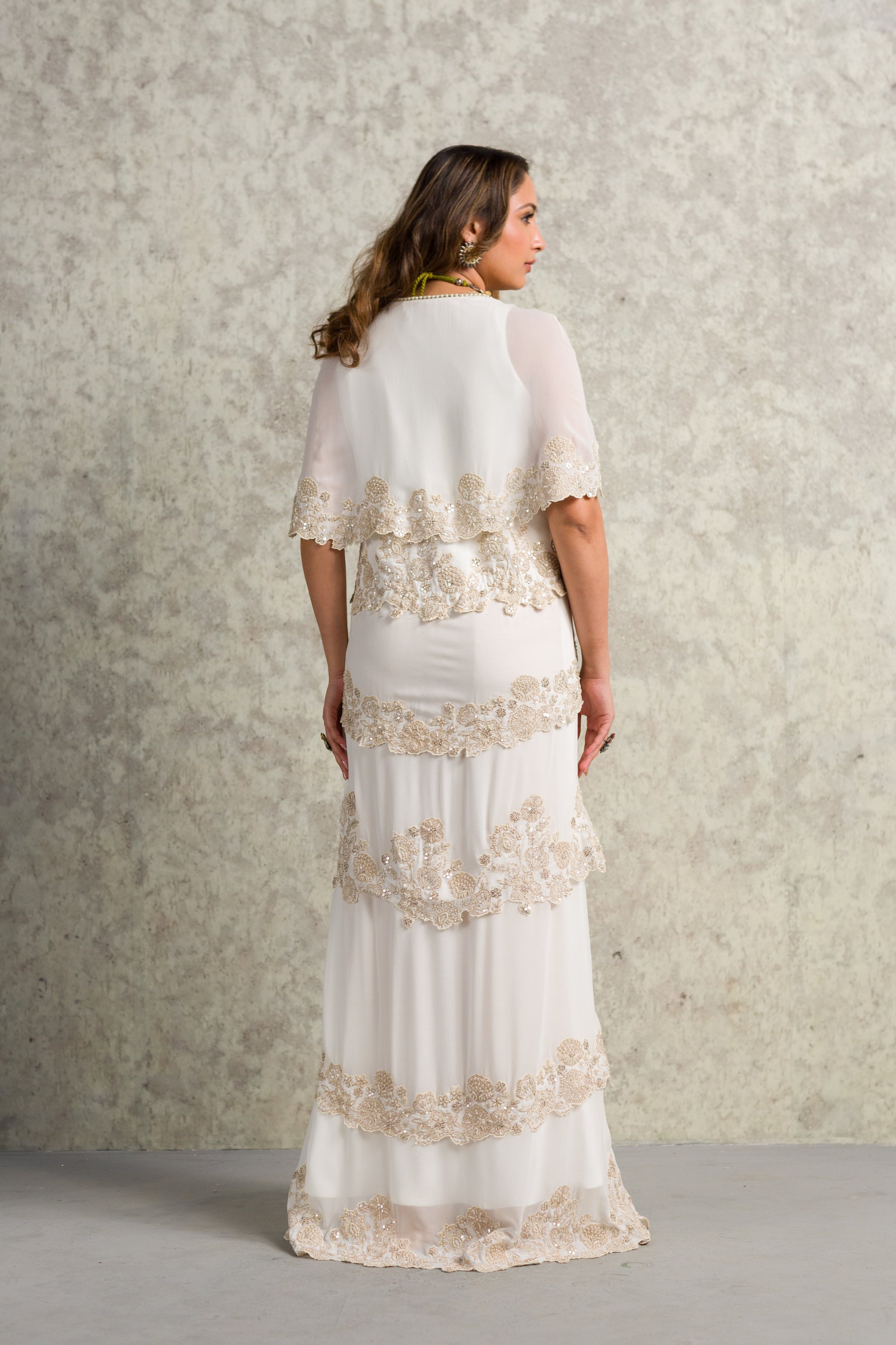 WHITE LONG JACKET - 91threads