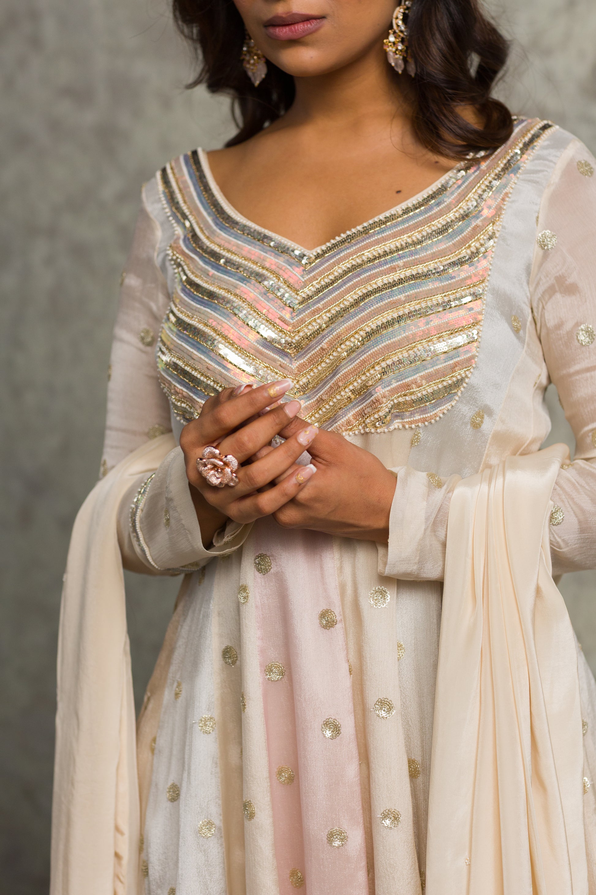 COLOUR PANEL DRESS - 91threads
