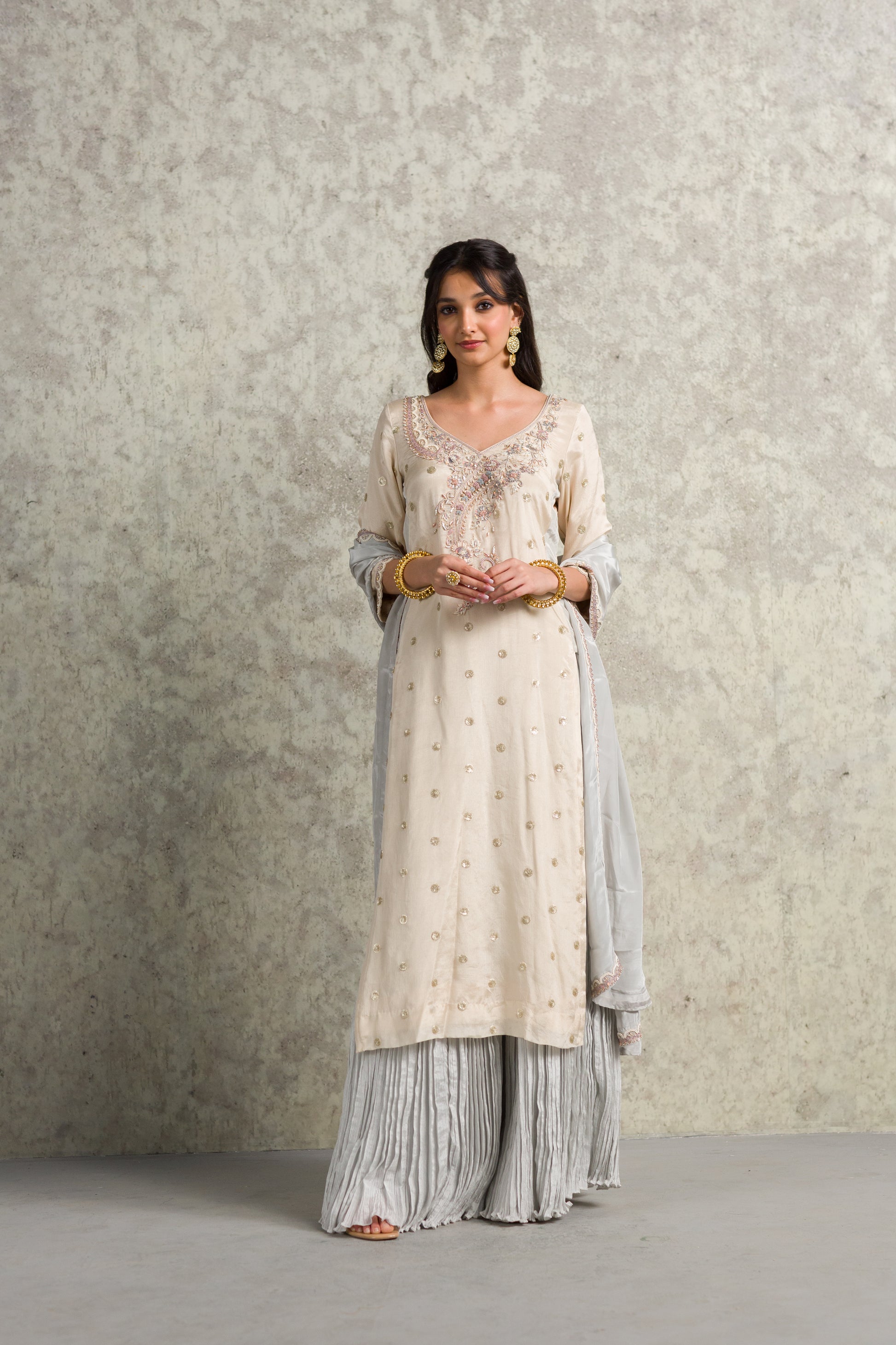 POLKA DOT PAKISTANI SET - 91threads