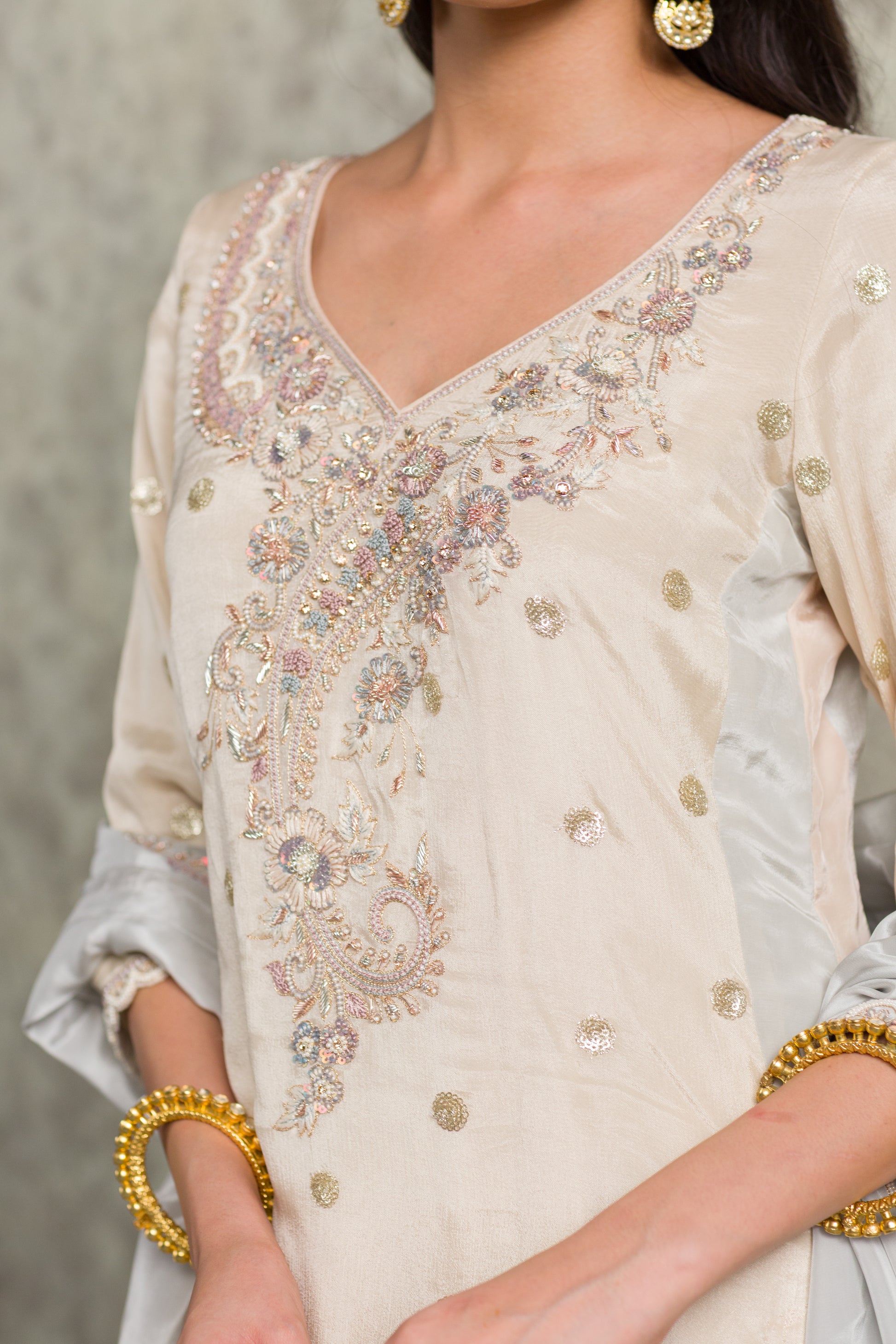 POLKA DOT PAKISTANI SET - 91threads