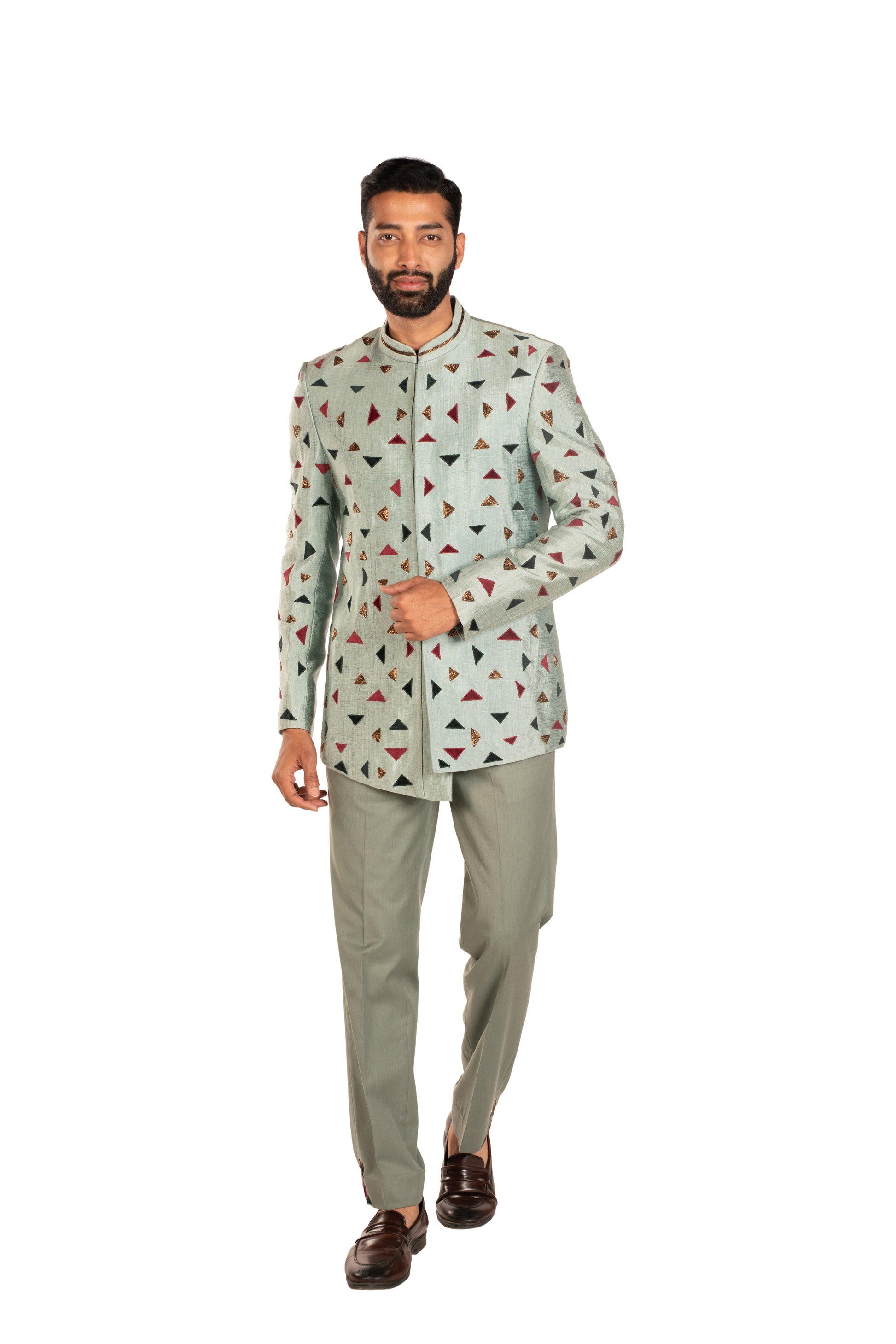 The Sage Pixel Jodhpuri Suit - 91threads
