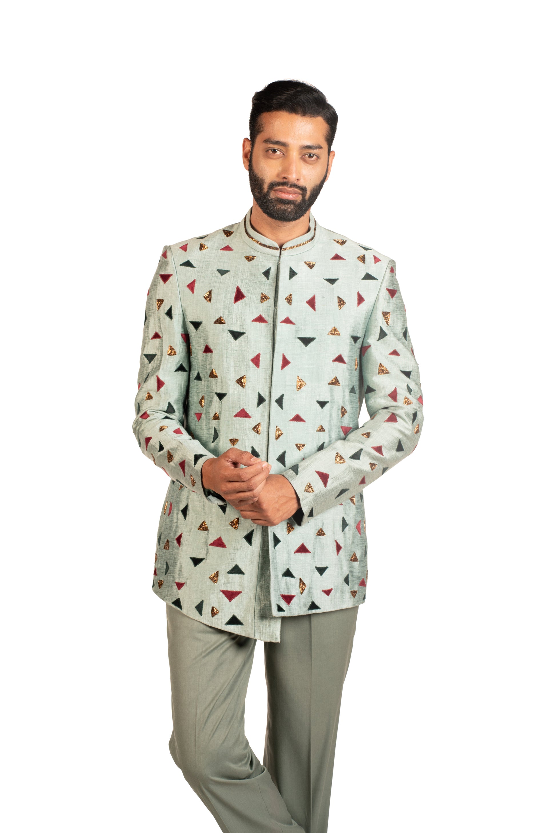 The Sage Pixel Jodhpuri Suit - 91threads