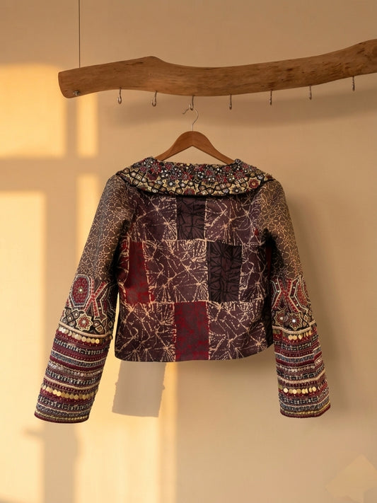 Ajrakh Pannel Jacket