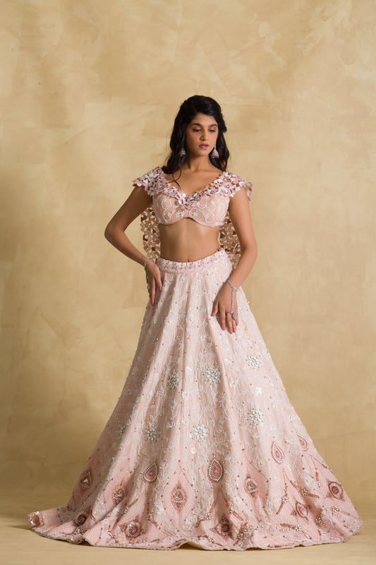 The Myra Lehenga - 91threads