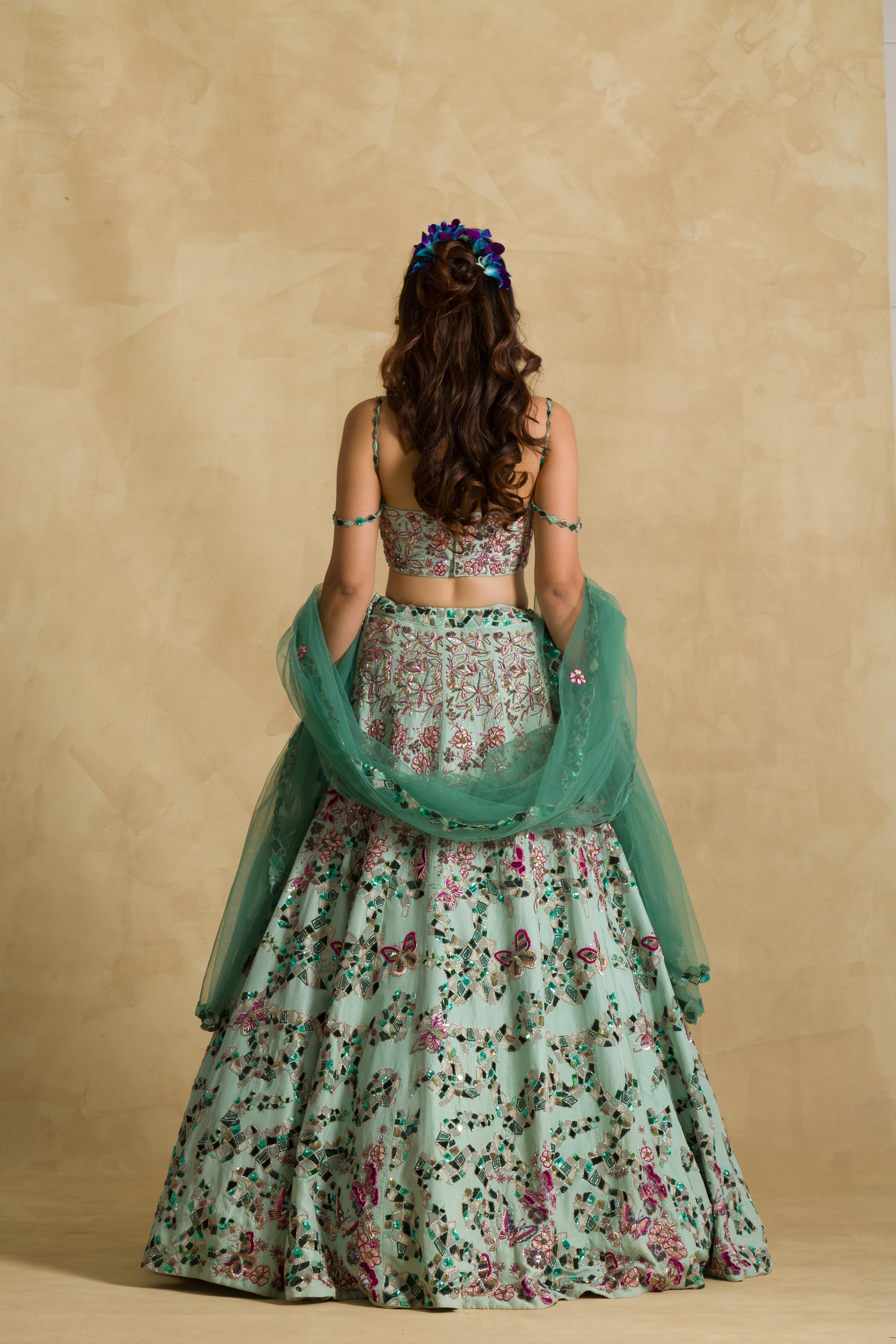 The Pankhuri Lehenga - 91threads