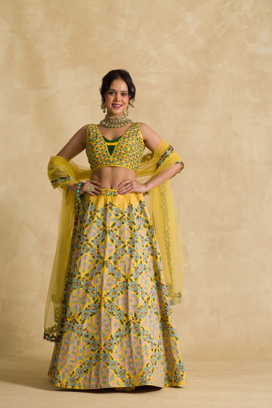 The Noor Lehenga - 91threads