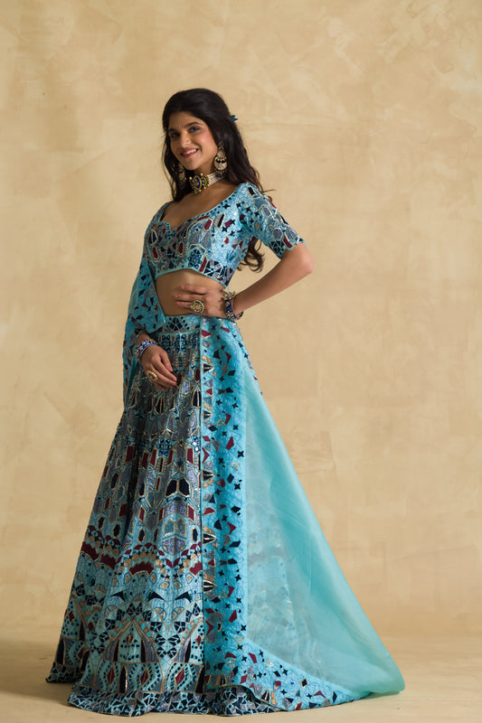 The Sitara Lehenga - 91threads