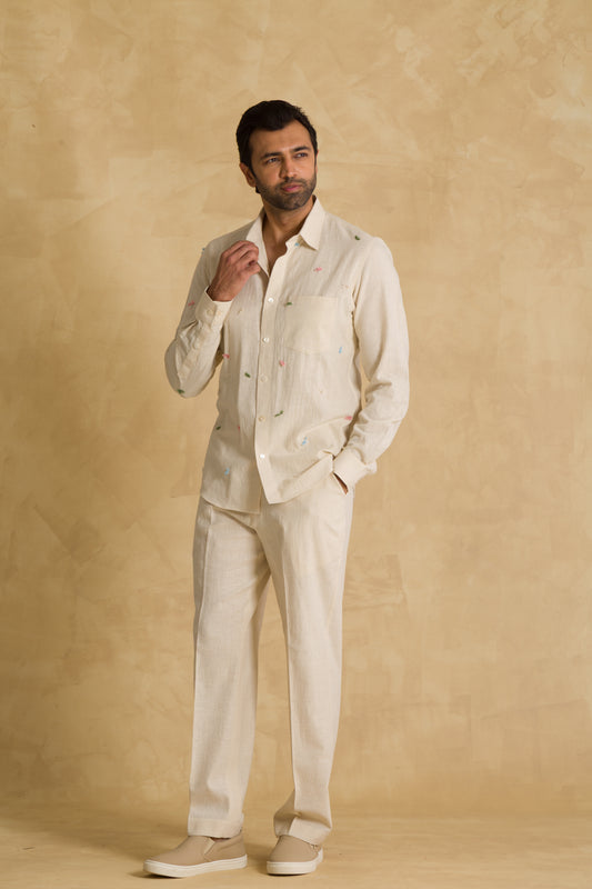 The Popping Ivory Pant - 91threads