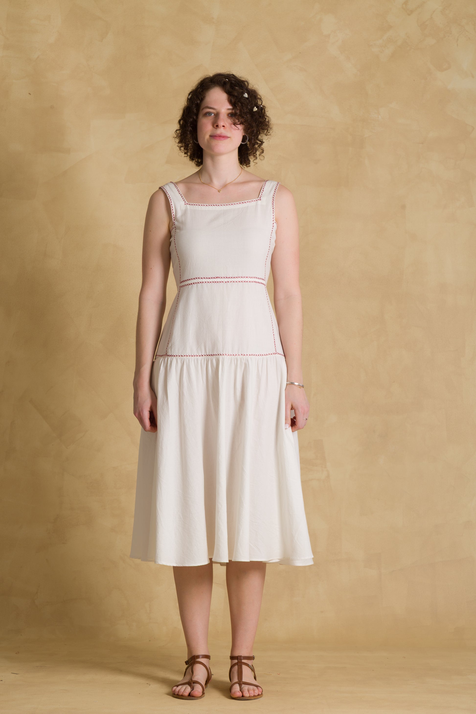 Hibiscus Belted Dress - 91threads