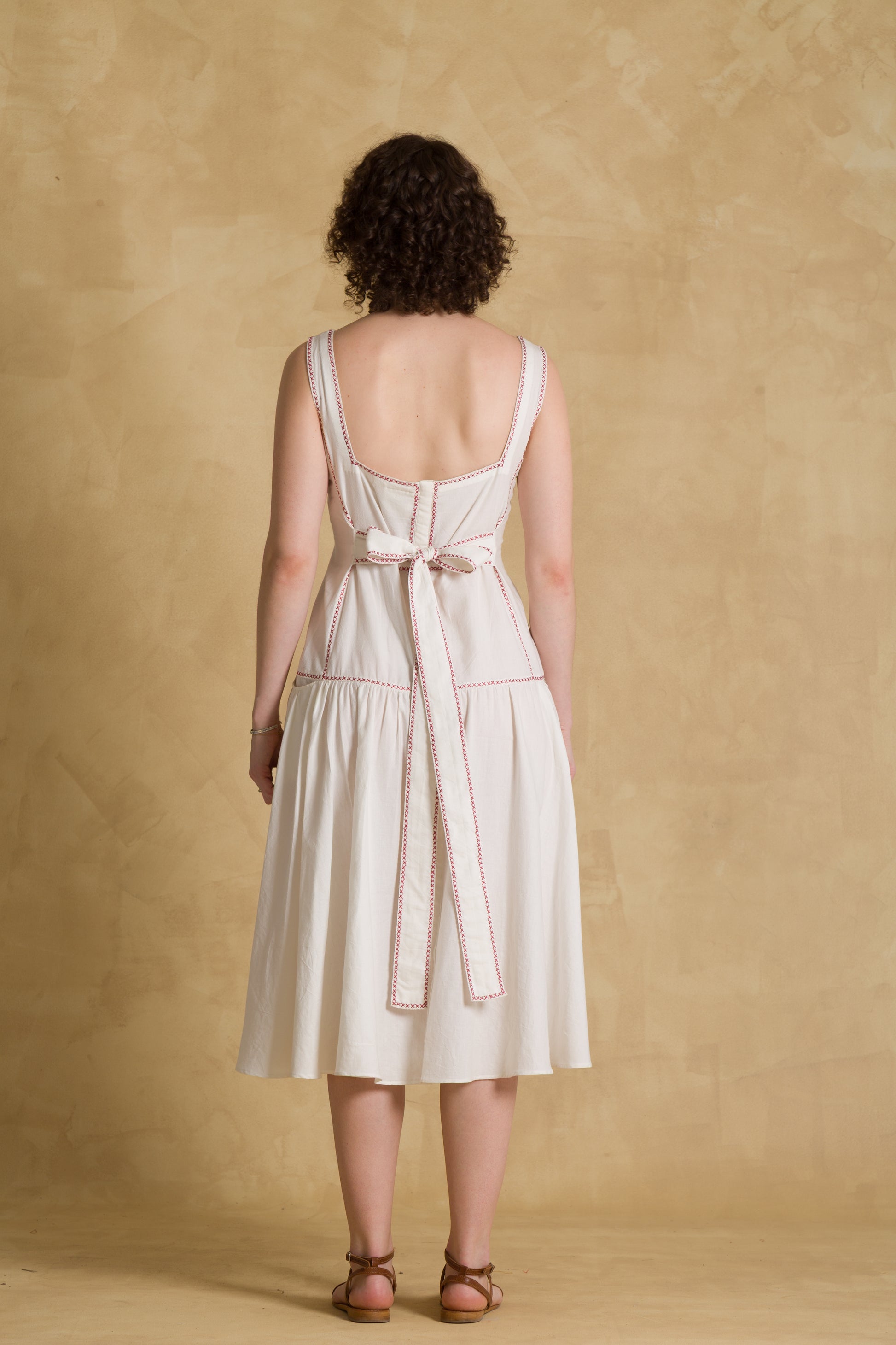Hibiscus Belted Dress - 91threads