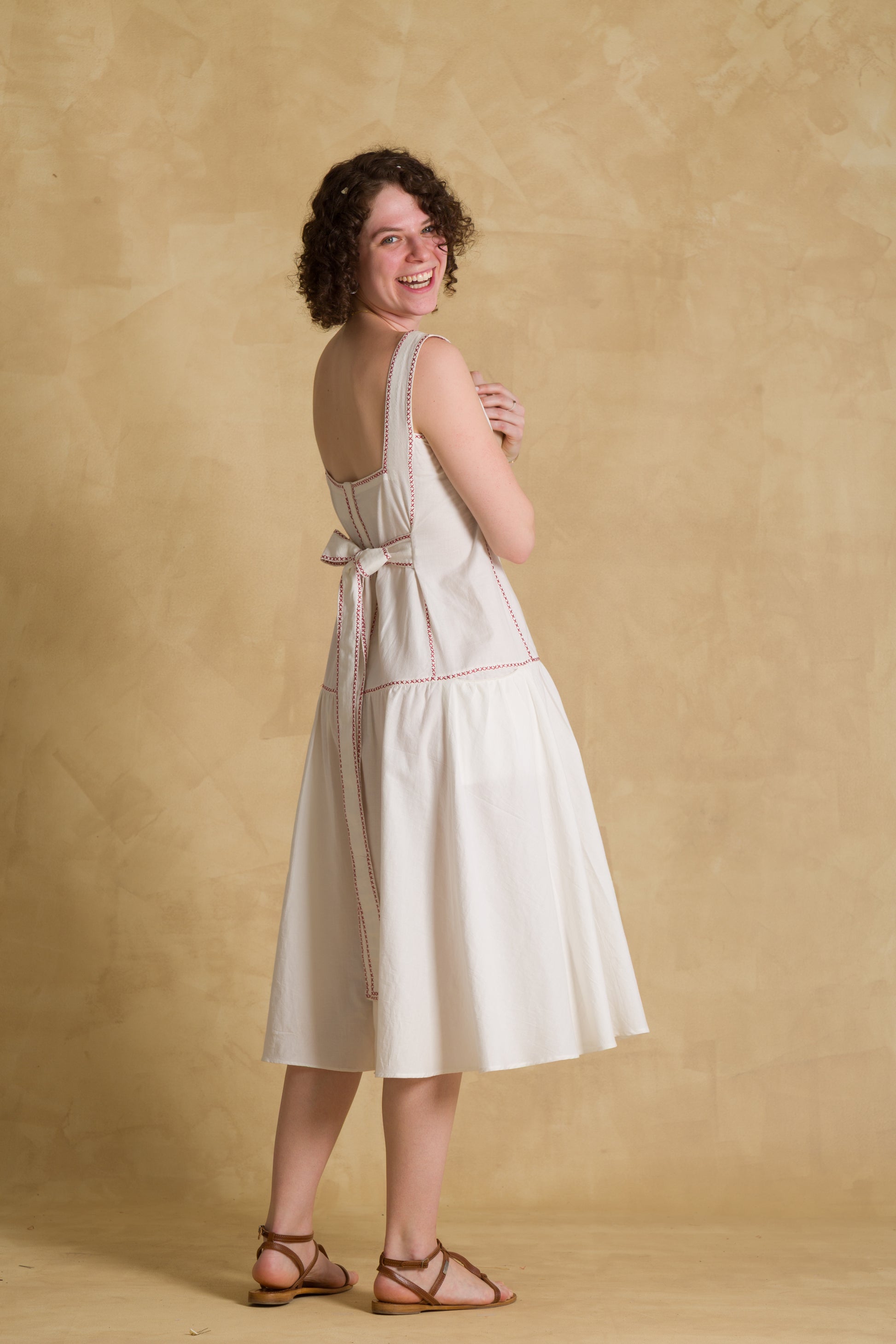 Hibiscus Belted Dress - 91threads