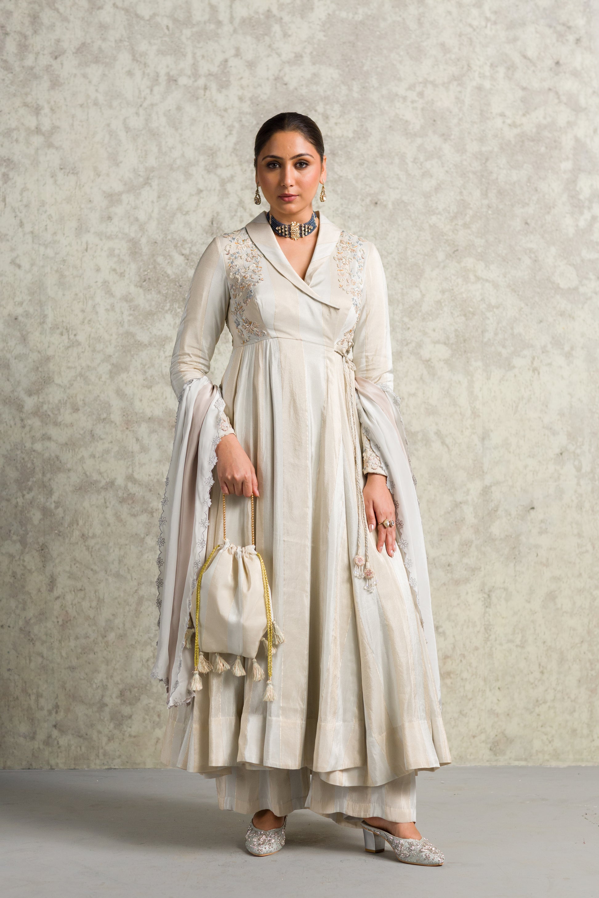 Sukoon Anarkali Set - 91threads