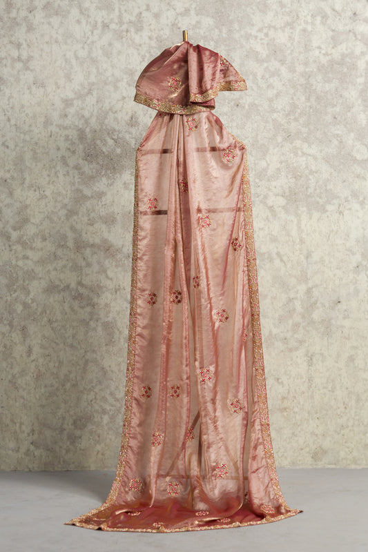 ROSE GOLD DUPATTA - 91threads