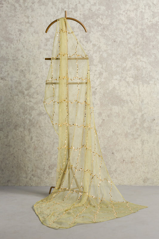GREEN DUPATTA - 91threads