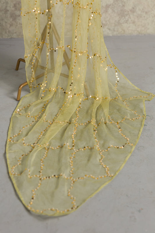 GREEN DUPATTA - 91threads