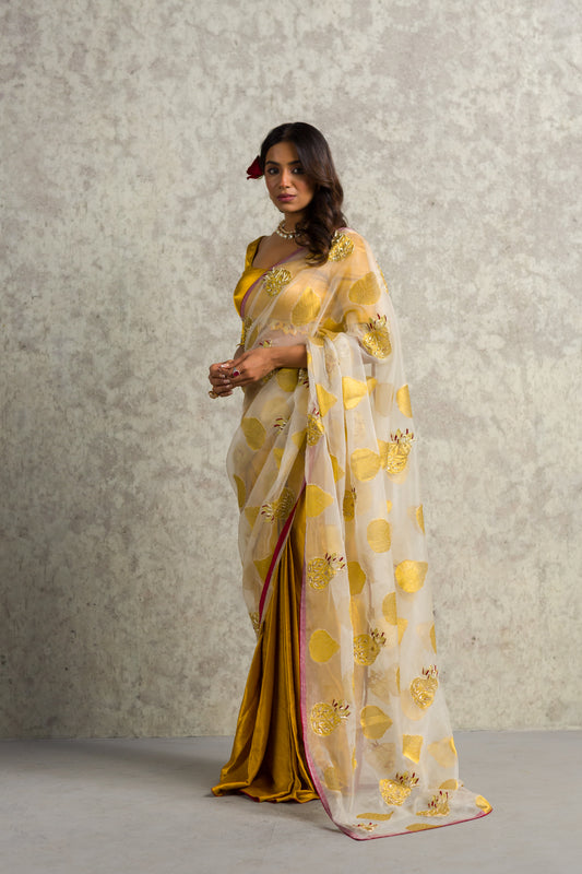 GOLDEN SAREE - 91threads