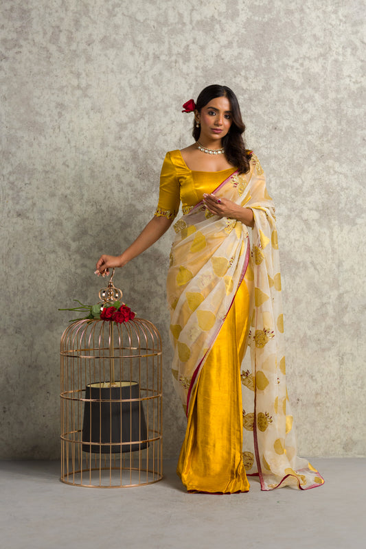 GOLDEN SAREE - 91threads