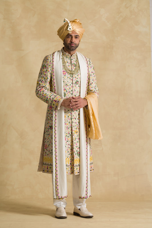 The Emperor Sherwani Suit - 91threads
