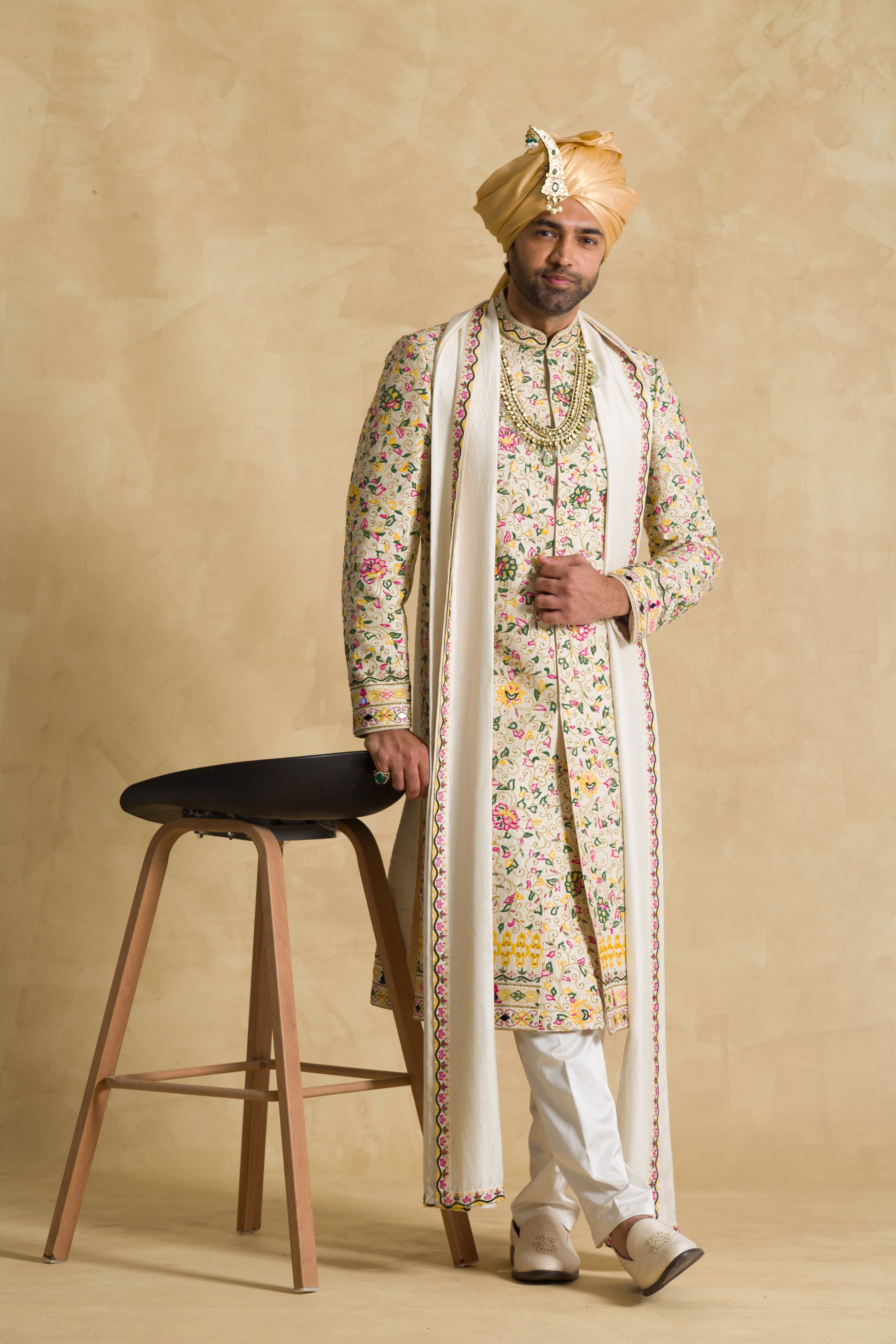 The Emperor Sherwani Suit - 91threads