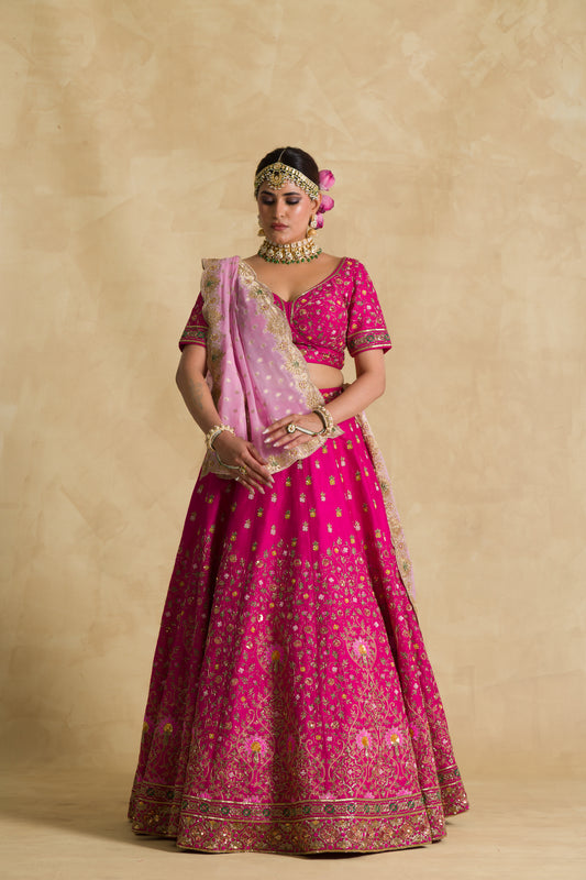 The Aradhya Lehenga - 91threads