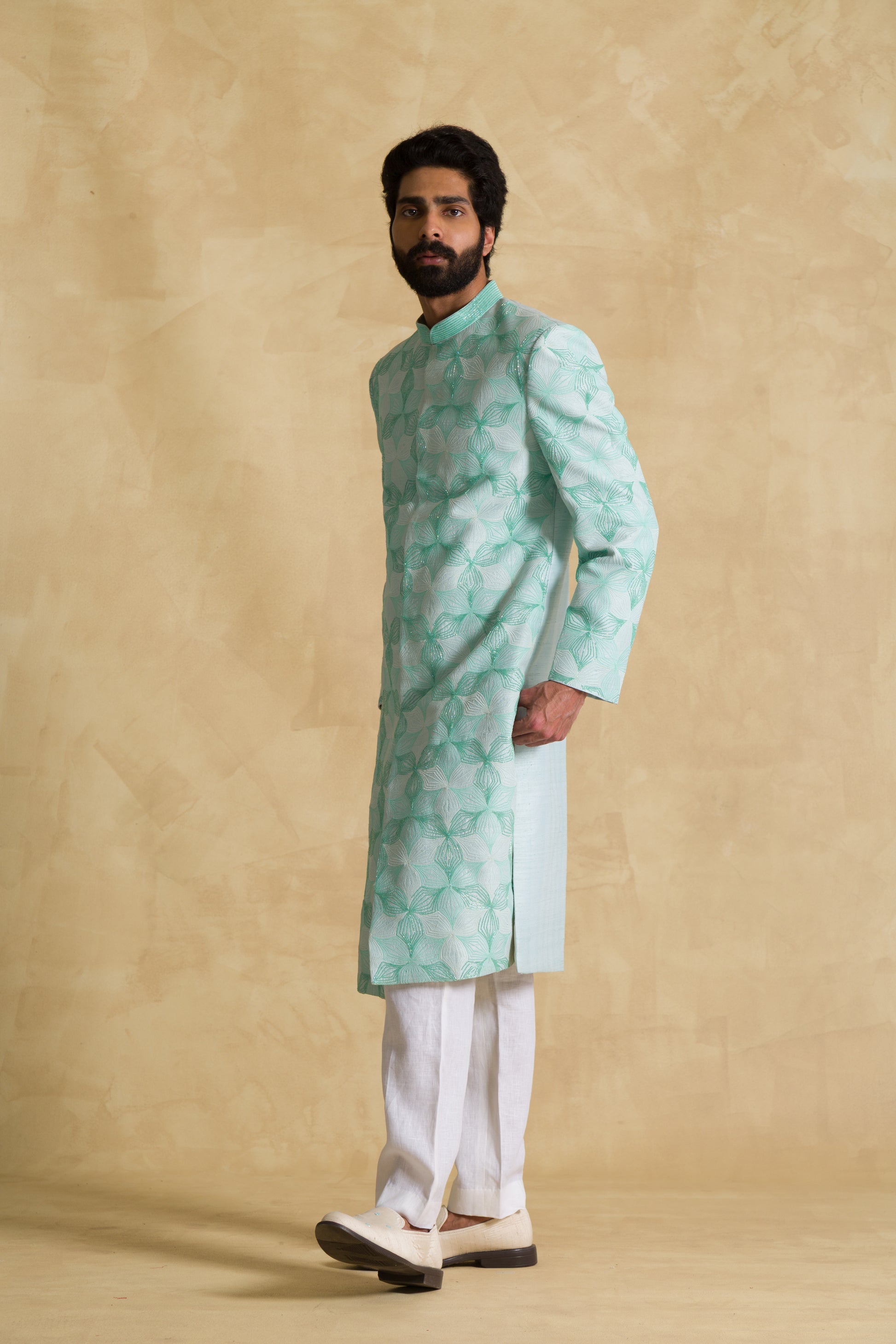 The Fern Sherwani Set - 91threads