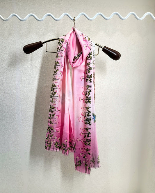PINK OMBRE STOLE
