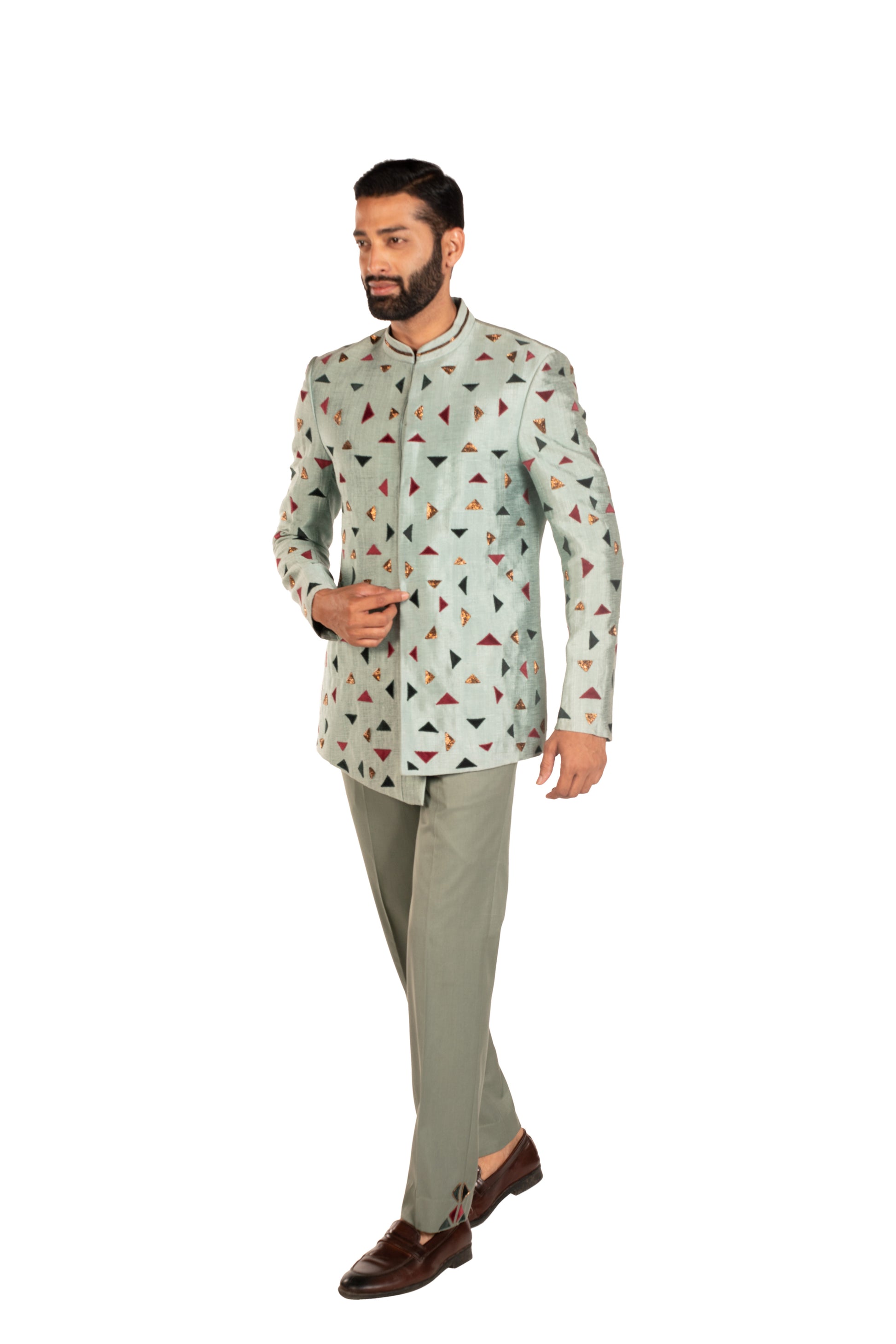 The Sage Pixel Jodhpuri Suit - 91threads