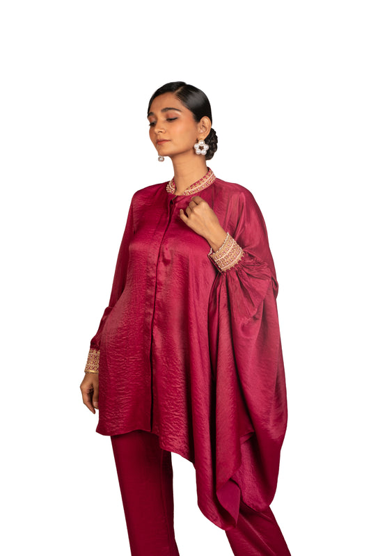 Cherry red co-ord set - 91threads